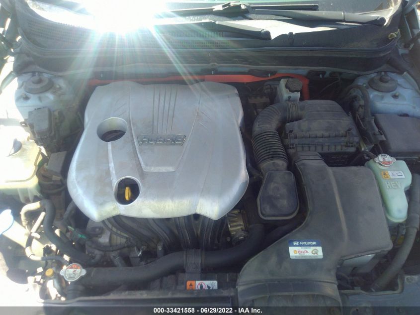 2013 HYUNDAI SONATA HYBRID LIMITED KMHEC4A44DA091422