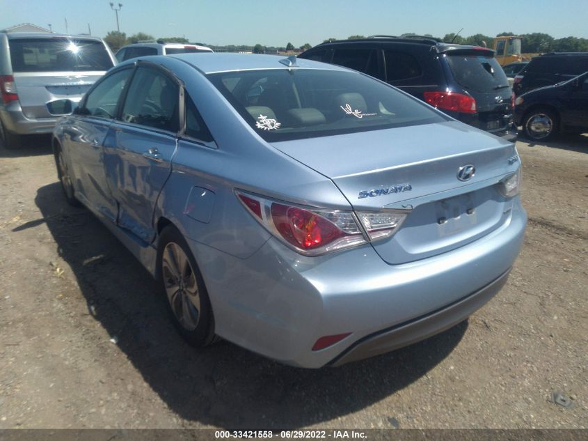 2013 HYUNDAI SONATA HYBRID LIMITED KMHEC4A44DA091422