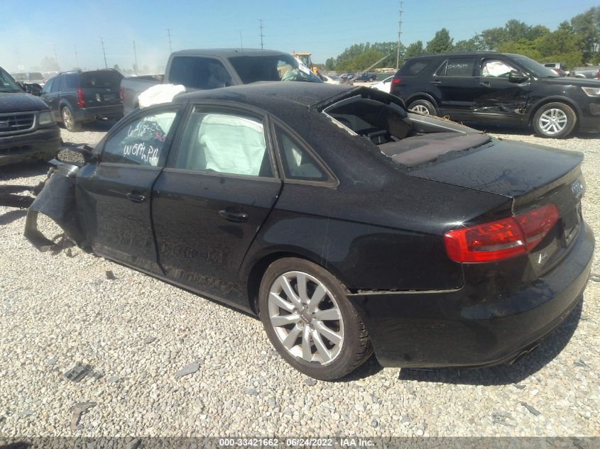 2014 AUDI A4 PREMIUM WAUDFAFLXEN032114