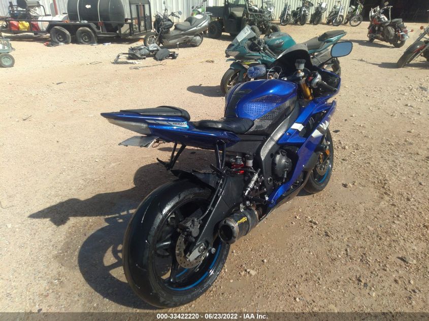 2006 YAMAHA YZFR6 L JYARJ12E76A003981