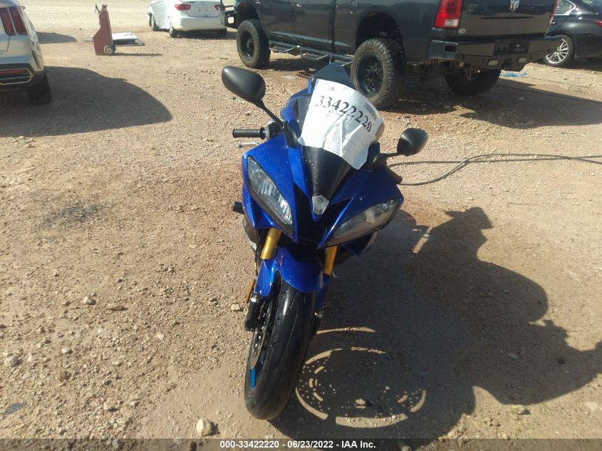 2006 YAMAHA YZFR6 L JYARJ12E76A003981