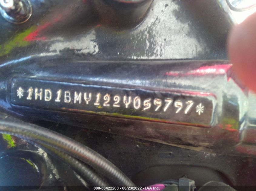 2002 HARLEY-DAVIDSON FLSTF 1HD1BMY122Y059797