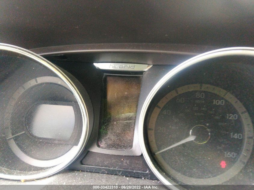 2013 HYUNDAI SONATA HYBRID HYBRID KMHEC4A42DA051355