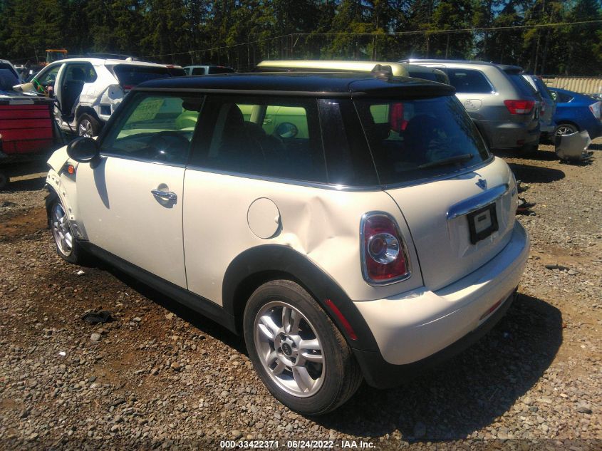 2013 MINI COOPER HARDTOP WMWSU3C51DT547995