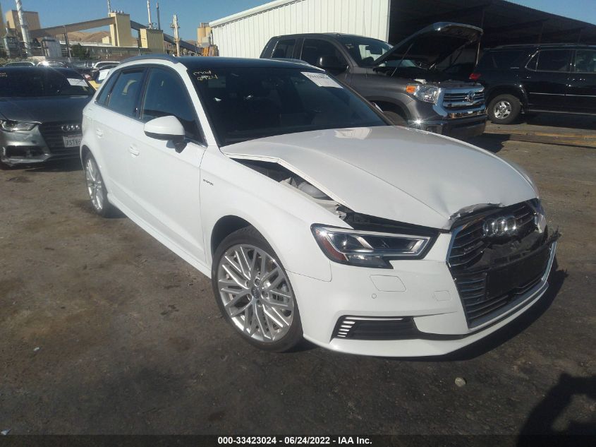 2018 AUDI A3 SPORTBACK E-TRON PREMIUM PLUS WAUTPBFF7JA079403