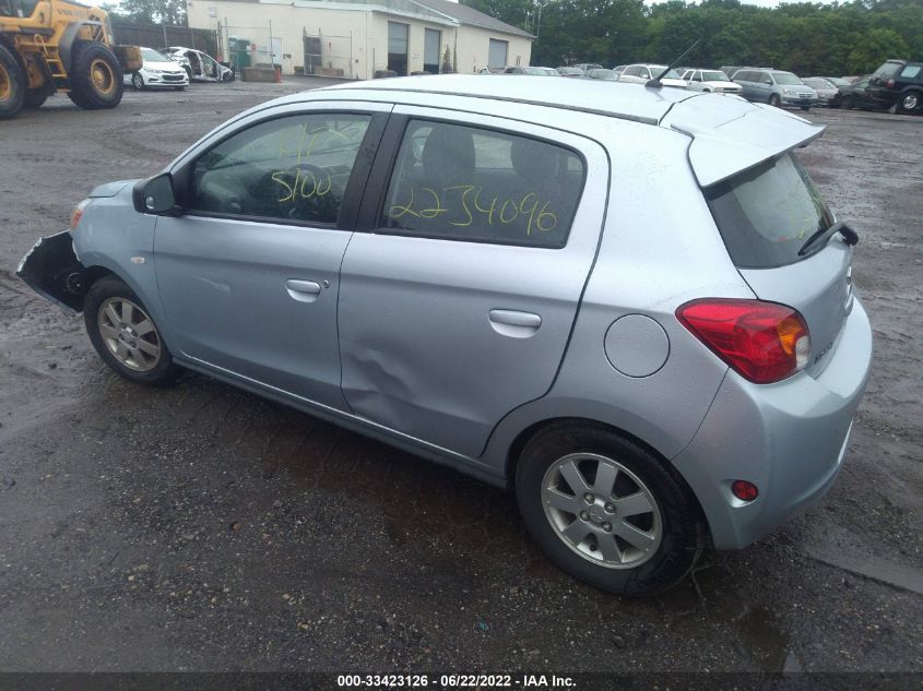 2015 MITSUBISHI MIRAGE ES/RF ML32A4HJ1FH059016