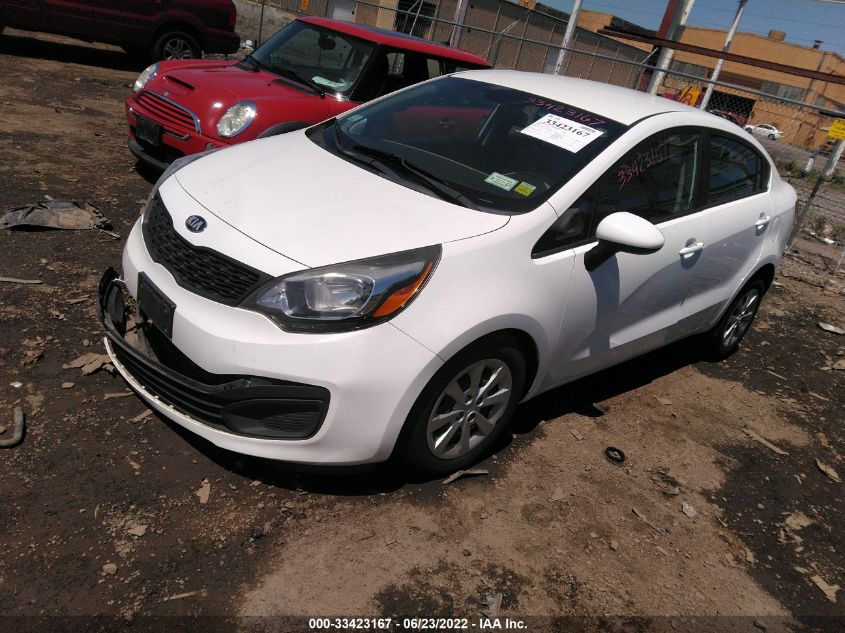 2014 KIA RIO LX KNADM4A33E6353355