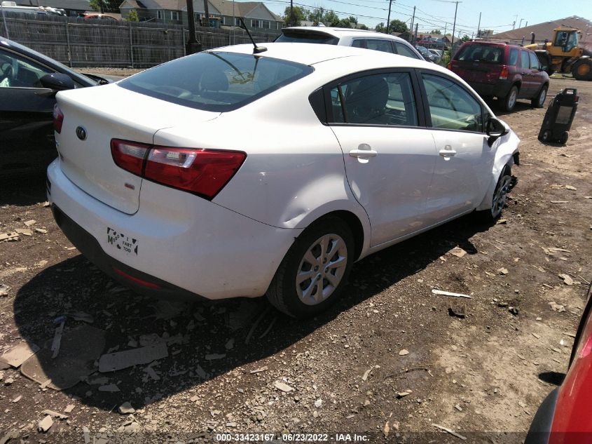 2014 KIA RIO LX KNADM4A33E6353355