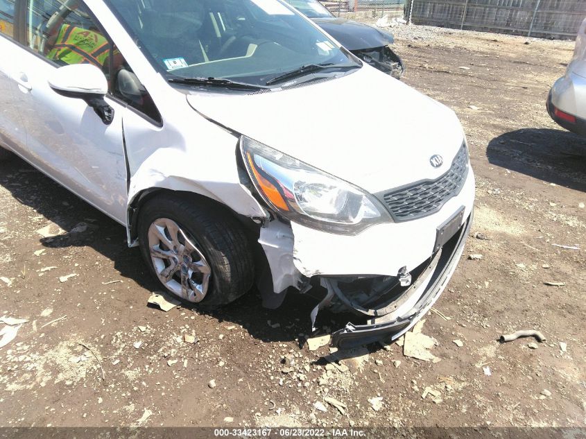2014 KIA RIO LX KNADM4A33E6353355