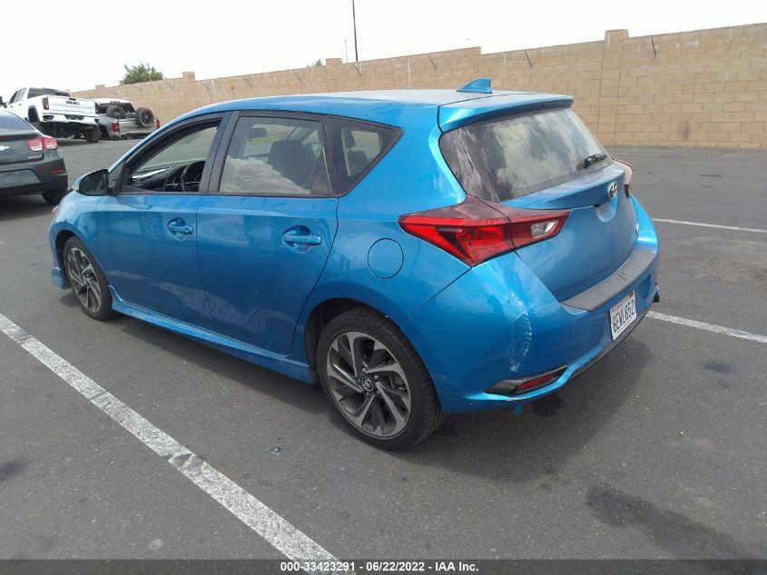 2018 TOYOTA COROLLA IM JTNKARJE3JJ566312