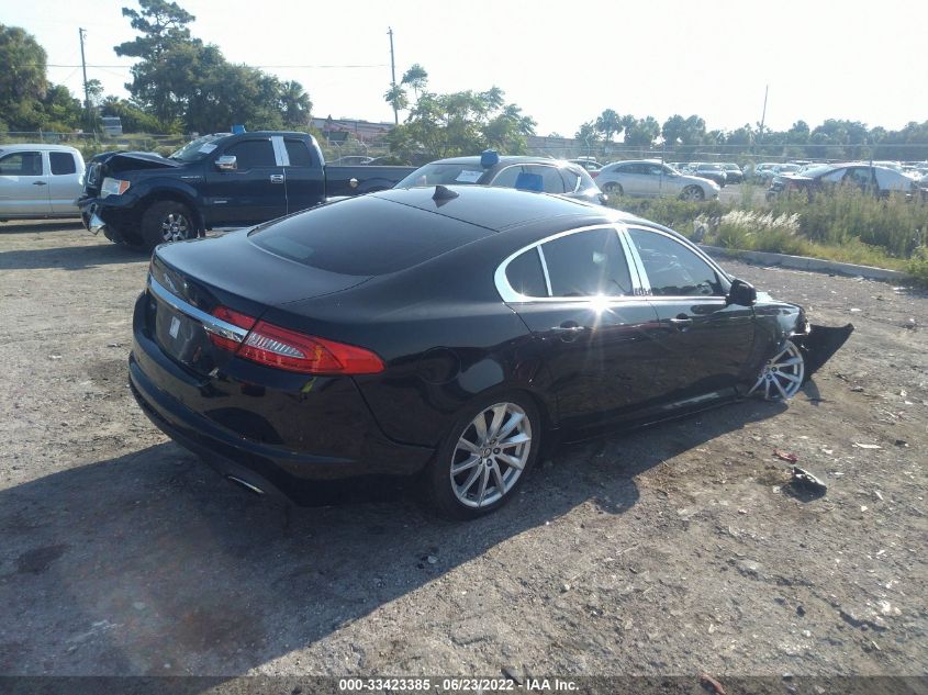 2013 JAGUAR XF I4 RWD SAJWA0ES0DPS65033