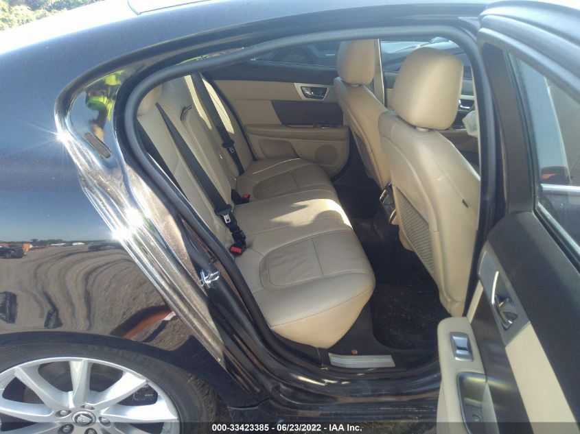 2013 JAGUAR XF I4 RWD SAJWA0ES0DPS65033