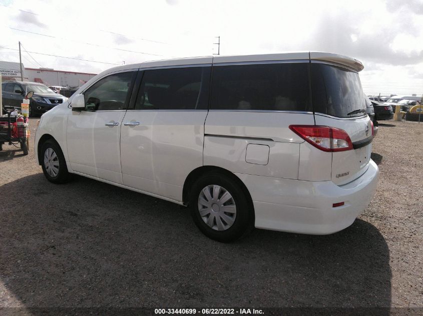 2013 NISSAN QUEST S JN8AE2KP9D9069724