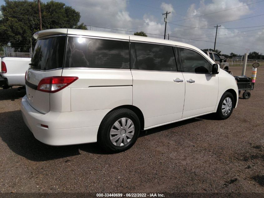 2013 NISSAN QUEST S JN8AE2KP9D9069724