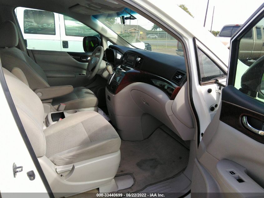 2013 NISSAN QUEST S JN8AE2KP9D9069724