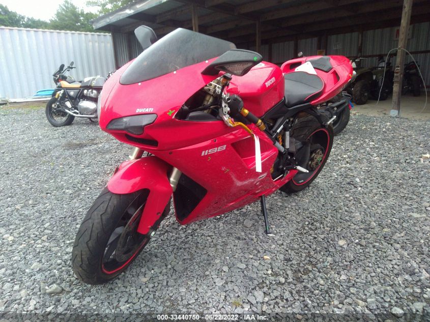 2009 DUCATI 1198 S ZDM1XBLW49B024481