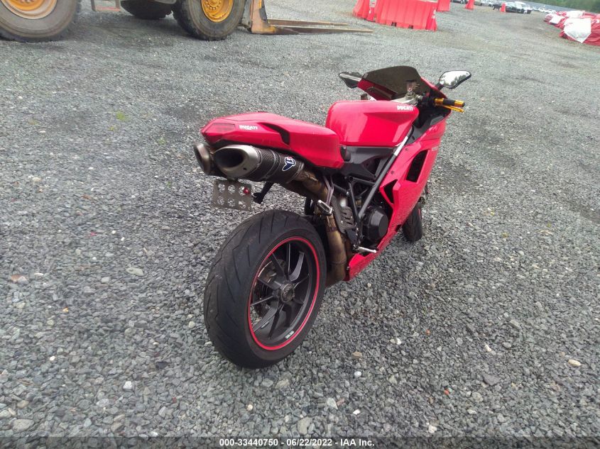 2009 DUCATI 1198 S ZDM1XBLW49B024481