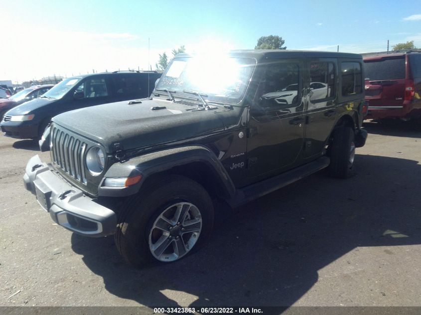 2021 JEEP WRANGLER UNLIMITED SAHARA 1C4HJXEG8MW548202
