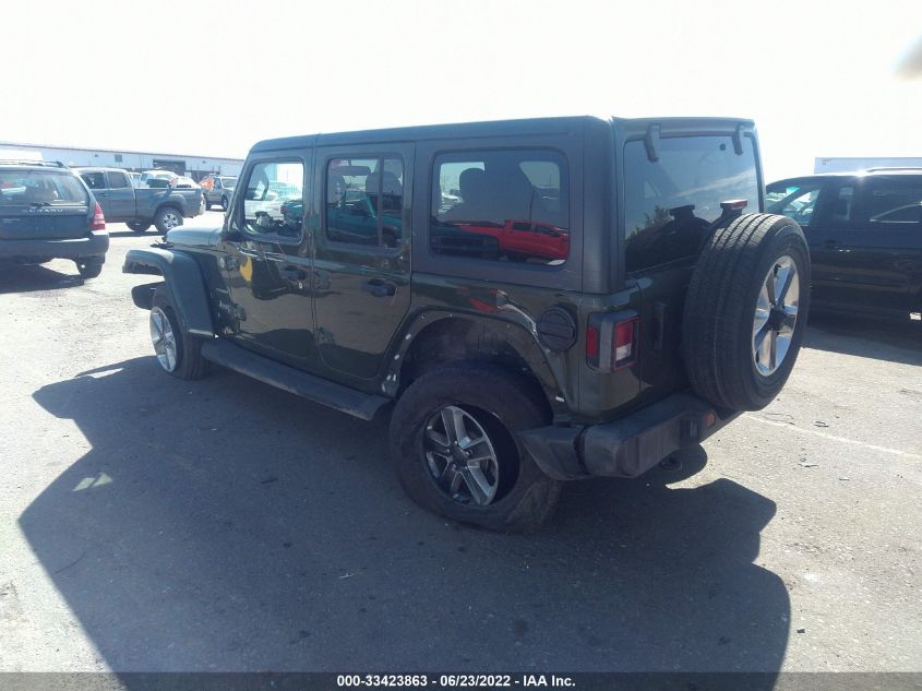 2021 JEEP WRANGLER UNLIMITED SAHARA 1C4HJXEG8MW548202