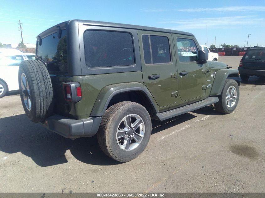 2021 JEEP WRANGLER UNLIMITED SAHARA 1C4HJXEG8MW548202