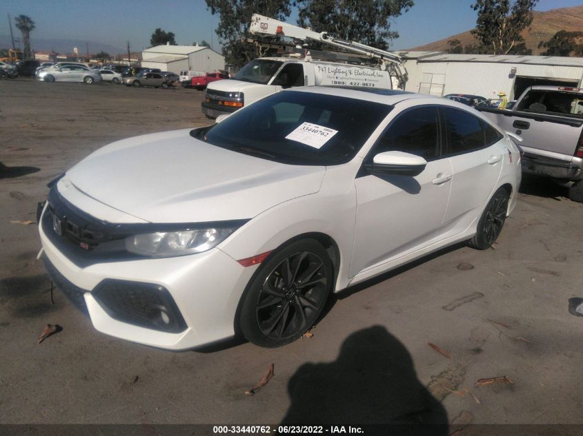 2018 HONDA CIVIC SI SEDAN 2HGFC1E58JH705848