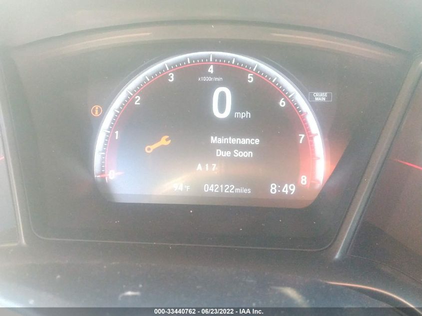 2018 HONDA CIVIC SI SEDAN 2HGFC1E58JH705848