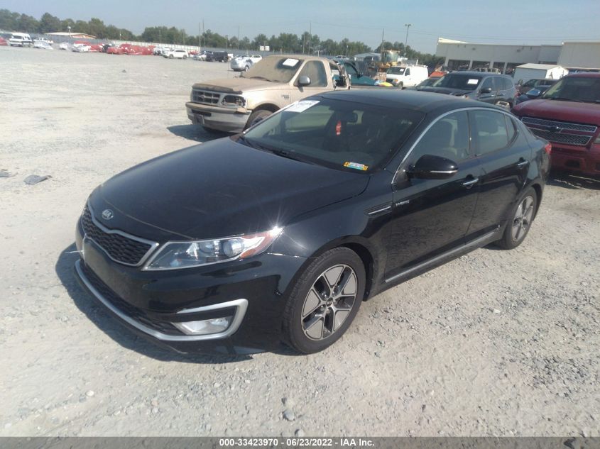 2013 KIA OPTIMA HYBRID EX KNAGM4AD9D5058934