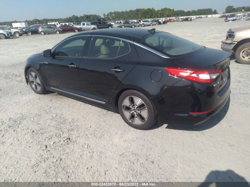 2013 KIA OPTIMA HYBRID EX KNAGM4AD9D5058934