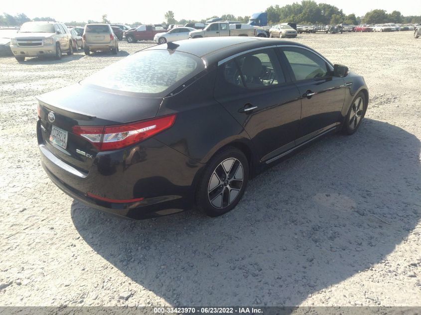 2013 KIA OPTIMA HYBRID EX KNAGM4AD9D5058934