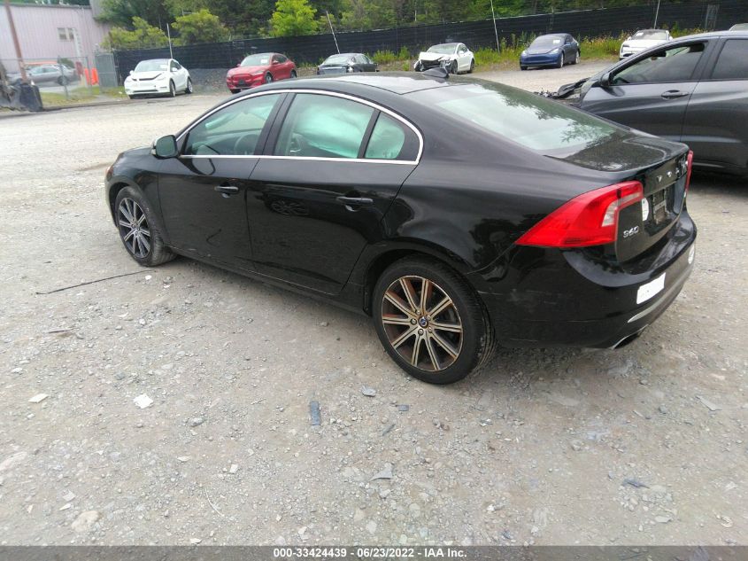 2016 VOLVO S60 INSCRIPTION T5 PLATINUM LYV612TM9GB094636