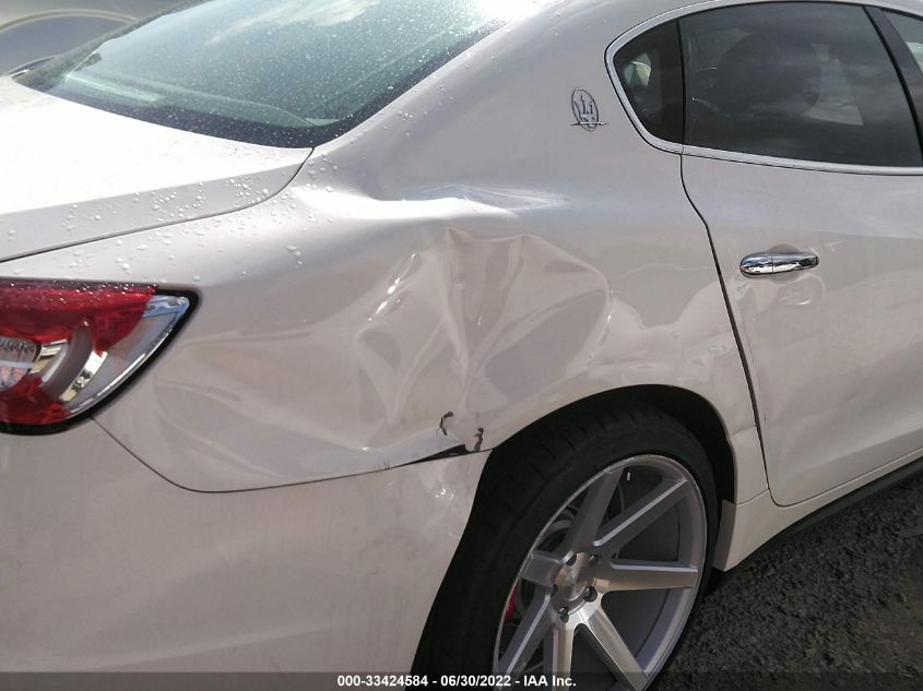 2014 MASERATI QUATTROPORTE S Q4 ZAM56RRA7E1106513
