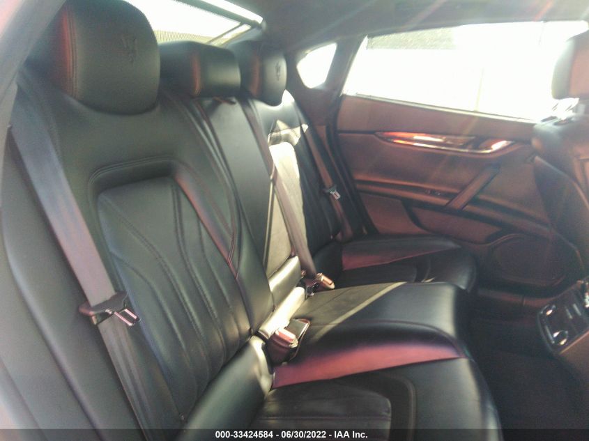 2014 MASERATI QUATTROPORTE S Q4 ZAM56RRA7E1106513