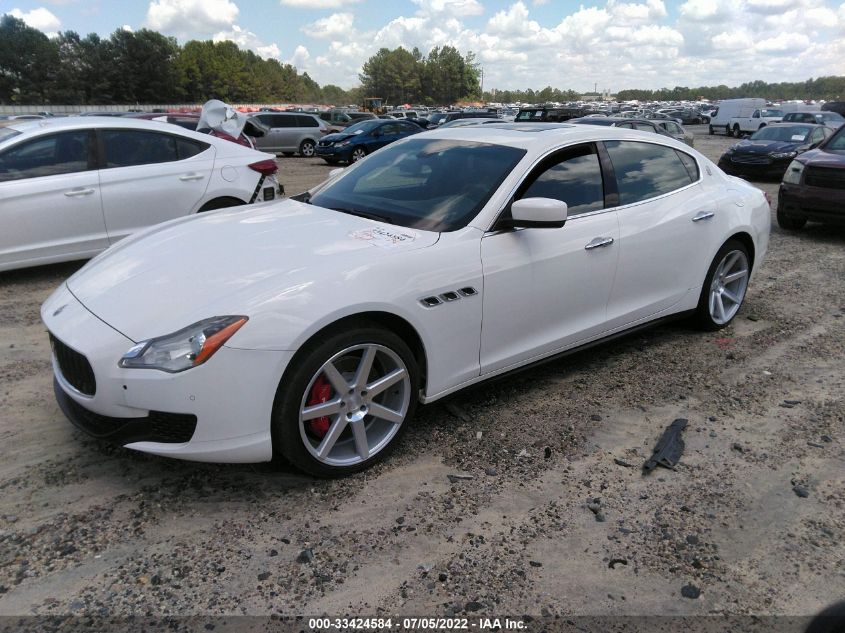 2014 MASERATI QUATTROPORTE S Q4 ZAM56RRA7E1106513