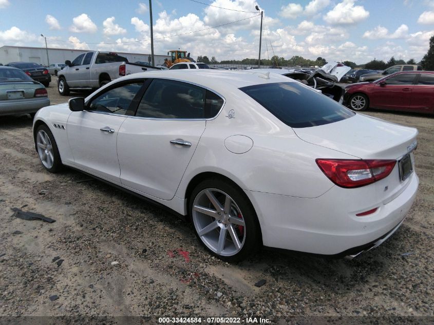 2014 MASERATI QUATTROPORTE S Q4 ZAM56RRA7E1106513