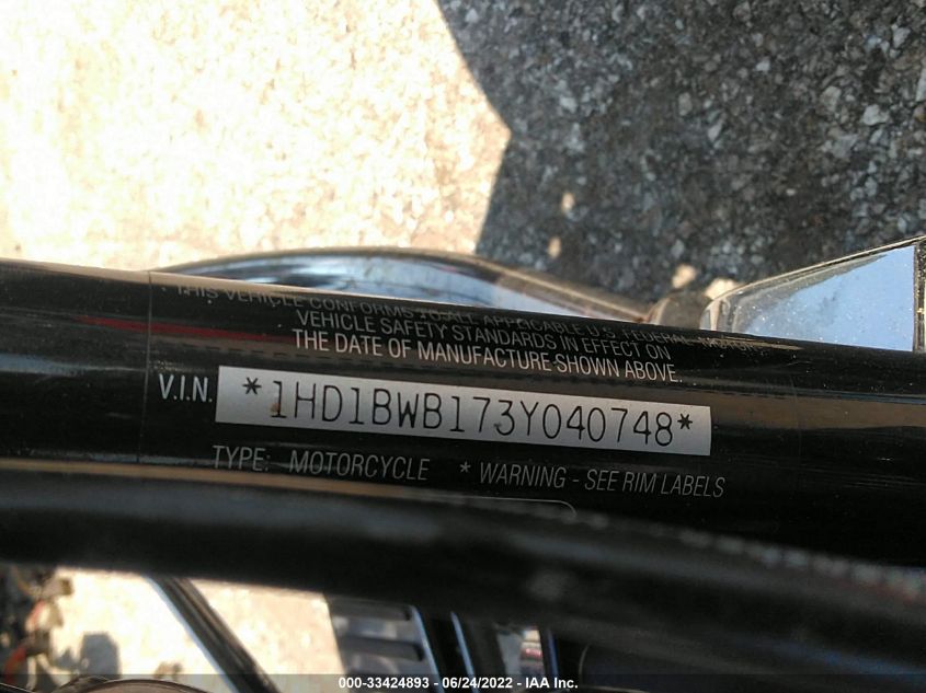 2003 HARLEY-DAVIDSON FLSTCI 1HD1BWB173Y040748