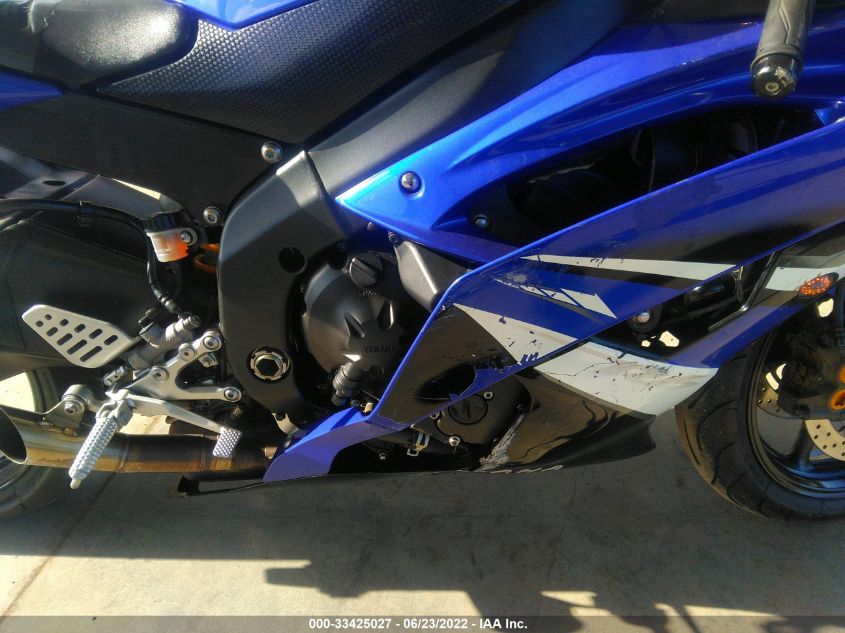 2008 YAMAHA YZFR6 JYARJ16E58A007136