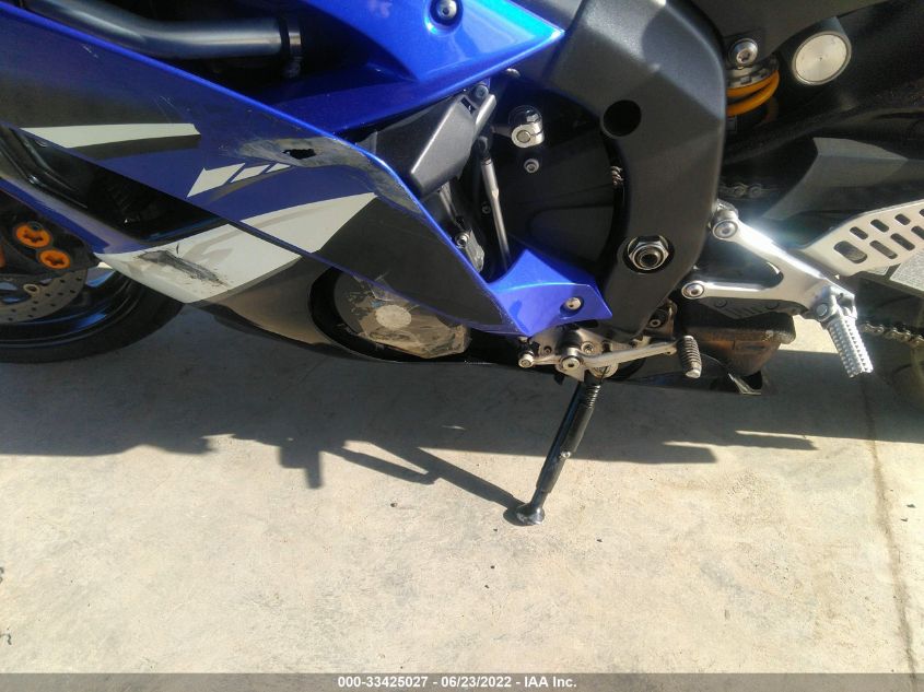 2008 YAMAHA YZFR6 JYARJ16E58A007136