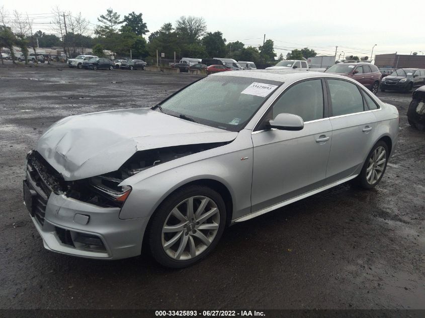2014 AUDI A4 PREMIUM WAUBFAFL7EN044048