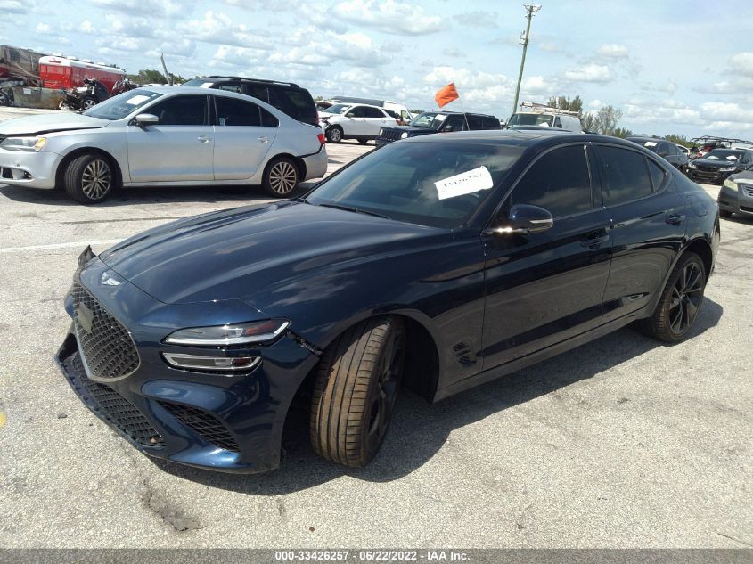 2022 GENESIS G70 3.3T KMTG54TE3NU082130