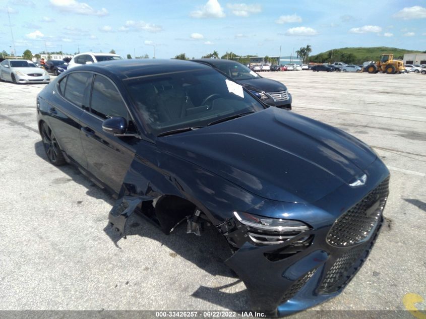 2022 GENESIS G70 3.3T KMTG54TE3NU082130