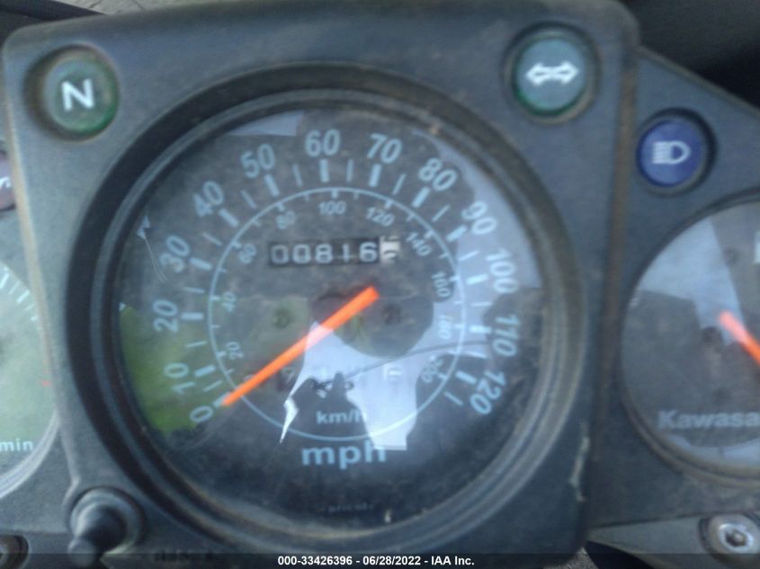 2009 KAWASAKI EX250 J JKAEXMJ159DA20389