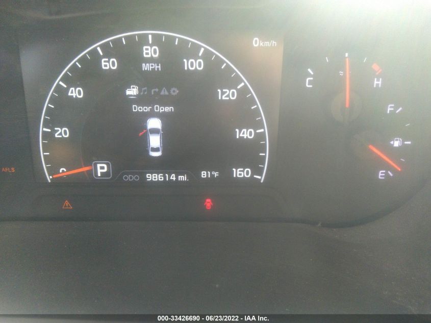 2014 KIA CADENZA PREMIUM KNALN4D78E5133593