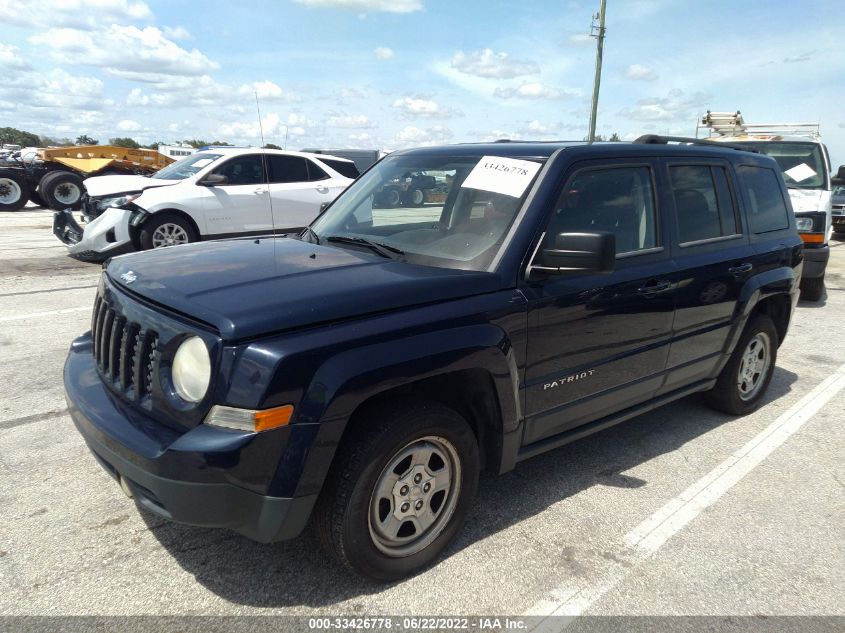 2013 JEEP PATRIOT SPORT 1C4NJPBA5DD264637