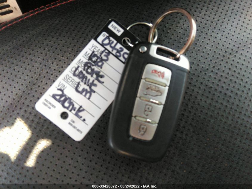 2013 KIA FORTE 5-DOOR SX KNAFW5A37D5685344