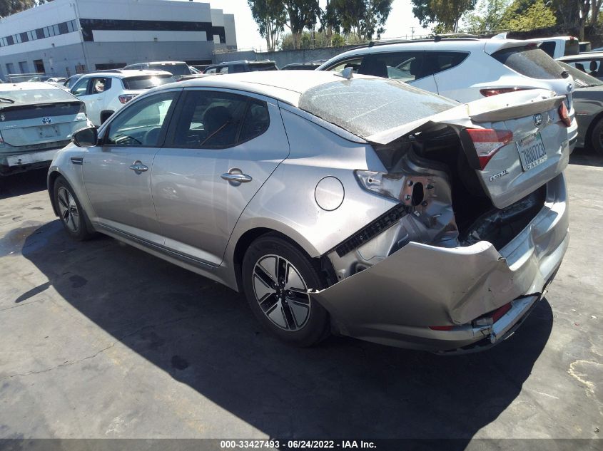 2013 KIA OPTIMA HYBRID HYBRID KNAGM4AD3D5050943
