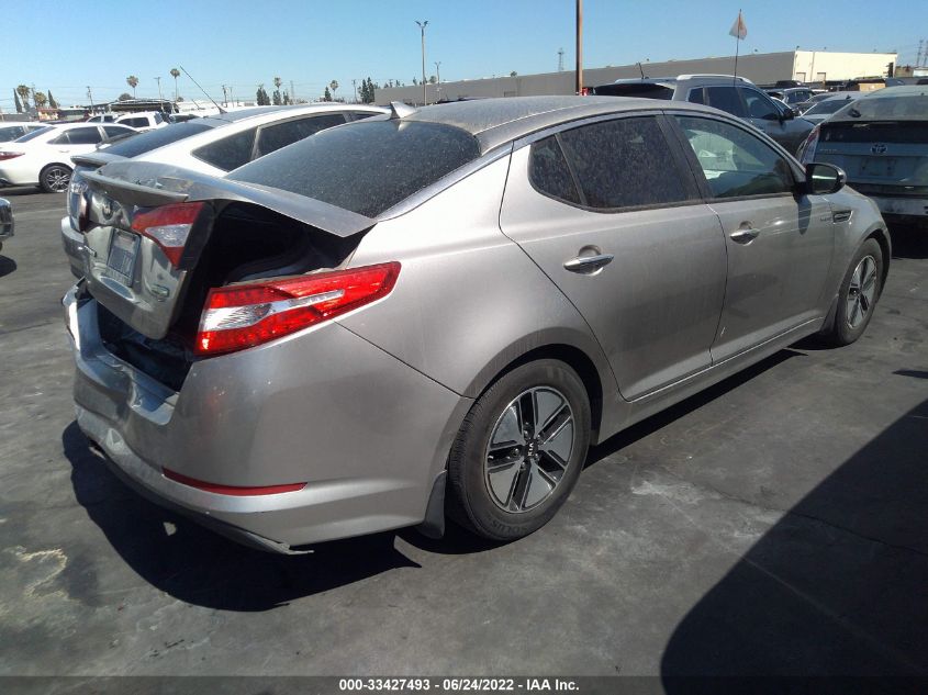 2013 KIA OPTIMA HYBRID HYBRID KNAGM4AD3D5050943