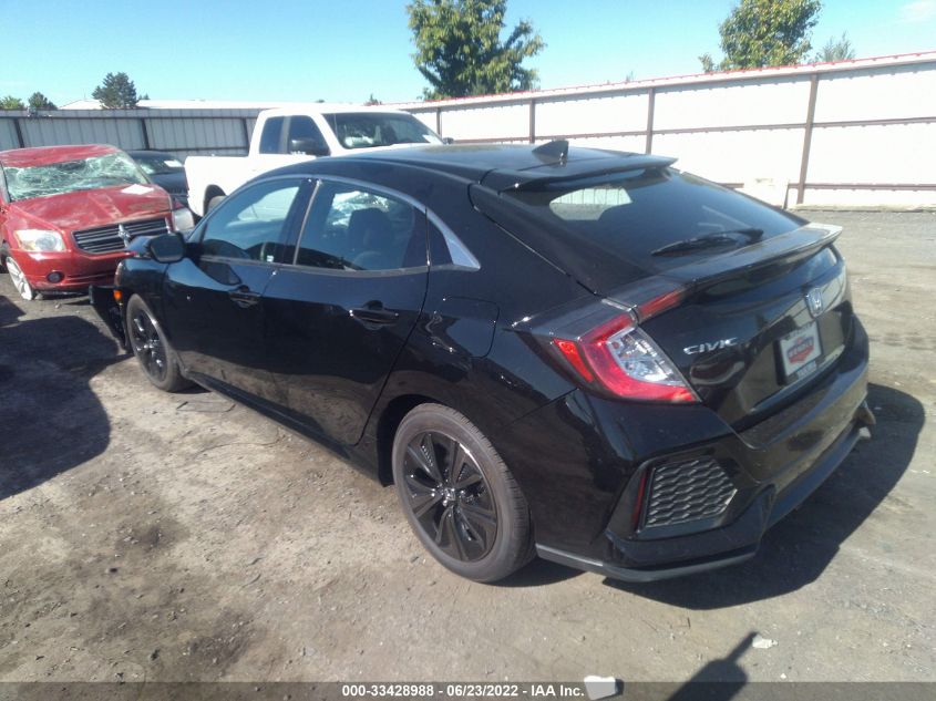 2018 HONDA CIVIC HATCHBACK EX SHHFK7H59JU420841