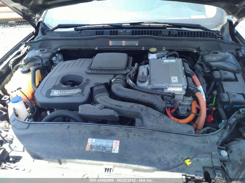 2019 FORD FUSION HYBRID SE 3FA6P0LU7KR189954