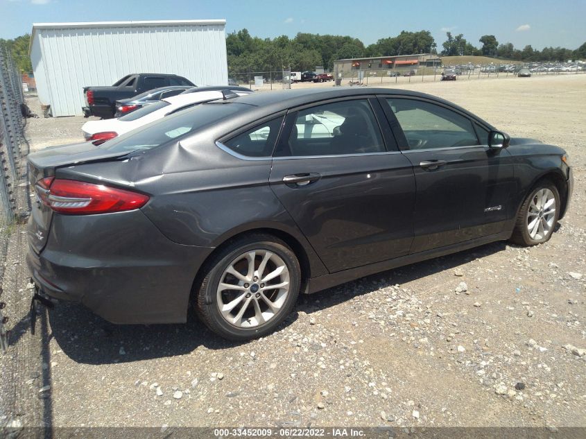 2019 FORD FUSION HYBRID SE 3FA6P0LU7KR189954