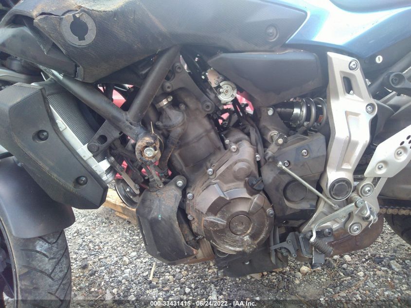 2017 YAMAHA FZ07 JYARM06E8HA012137